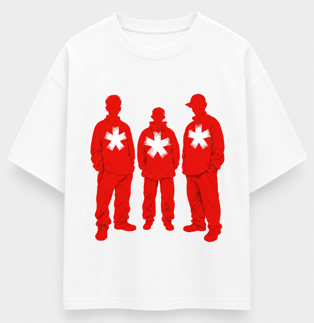 Red Aura Figures T-Shirt