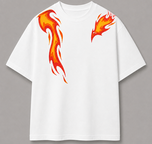 Flame Rush Graphic T-Shirt
