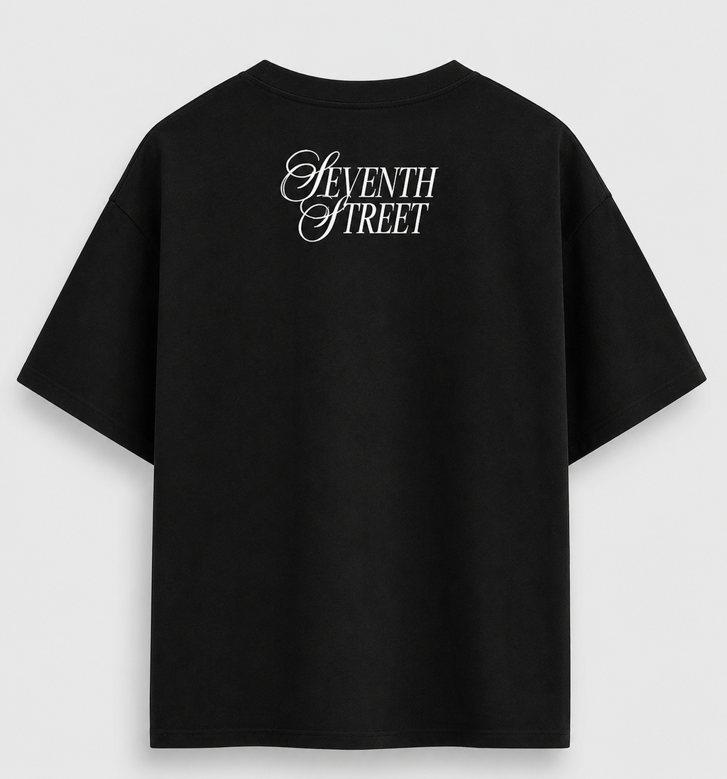 Red Distorted Graphic T-Shirt