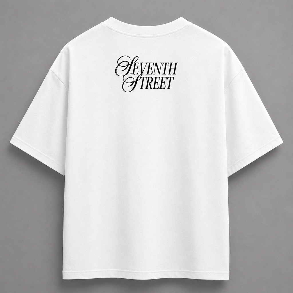 Red Distorted Graphic T-Shirt