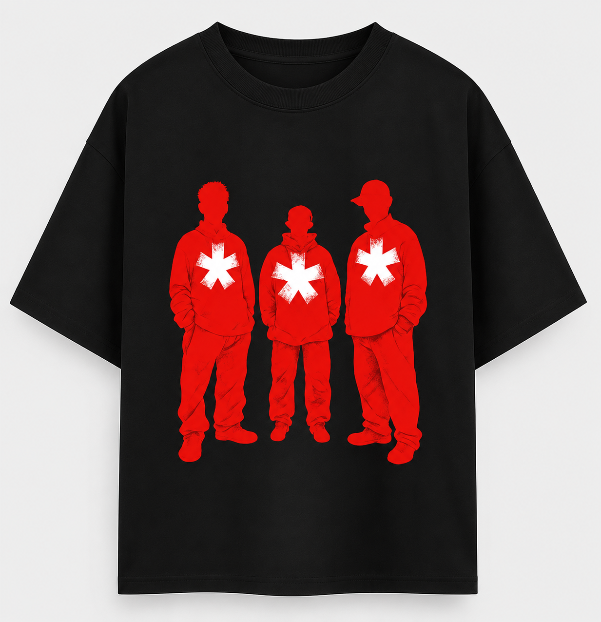 Red Aura Figures T-Shirt